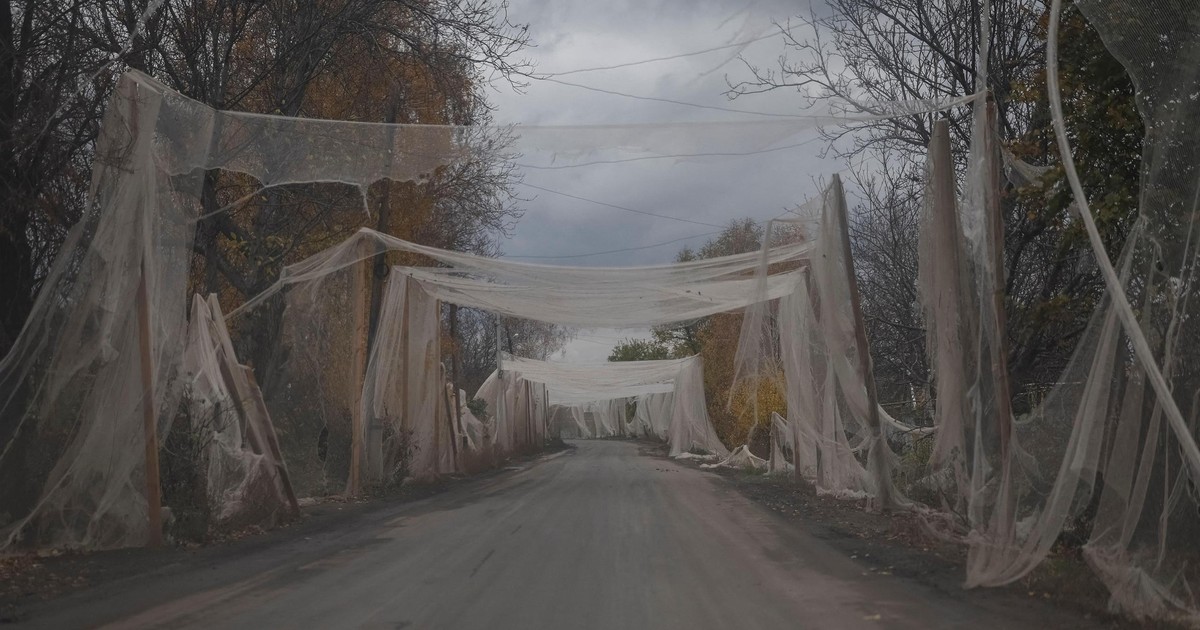 Tajemnicze siatki na drogach w Ukrainie. Wiadomo, o co chodzi