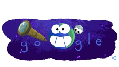 Google Doodle o NASA i odkryciu egzoplanet TRAPPIS-1