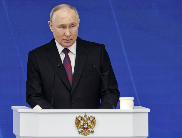 Władimir Putin wygłasza orędzie