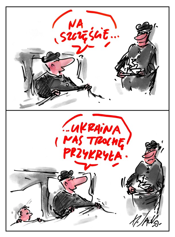 Ukraina, polityka, karykatura, Henryk Sawka