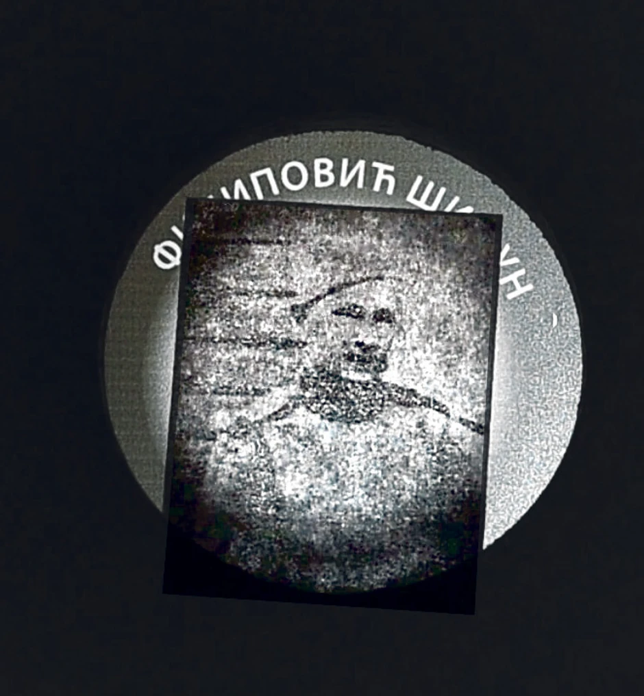 Fotografija Šimuna Filipovića  koja je postavljena u muzej