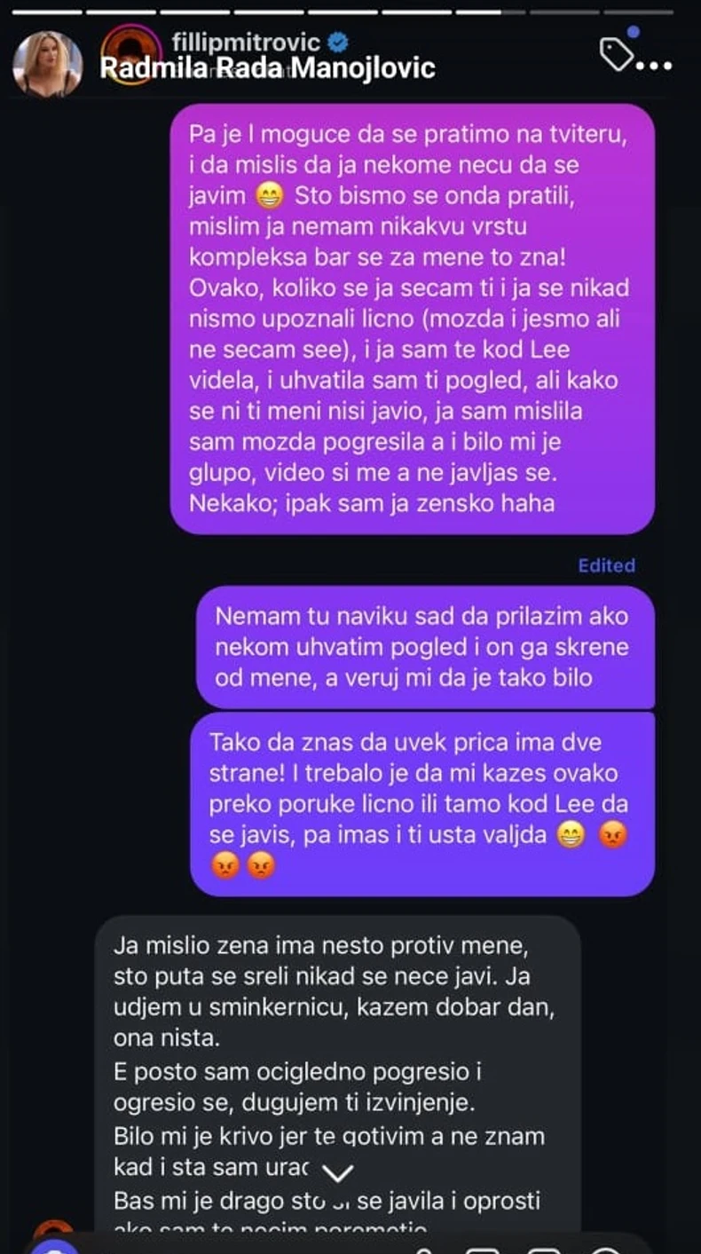 Rada Manojlović, objava