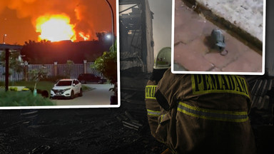 Pożar magazynu amunicji w Indonezji. Eksplozja wyrzuciła granat na posesję