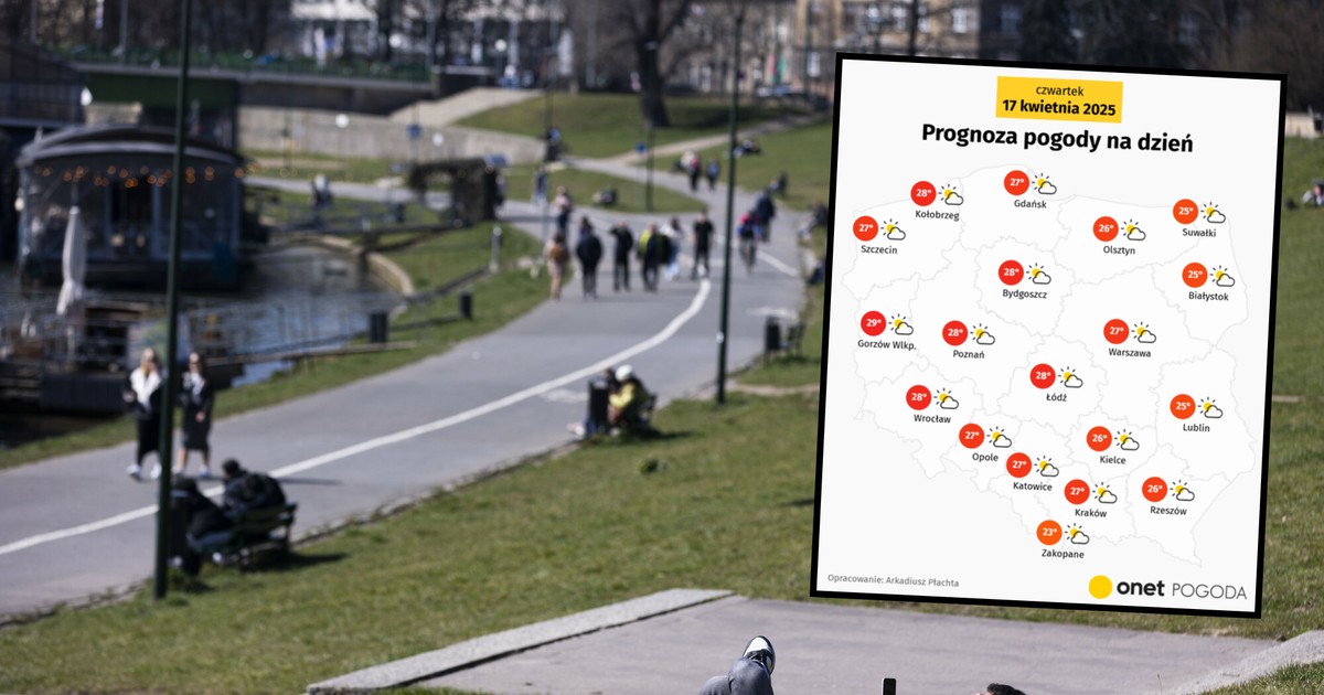 Taka pogoda w kwietniu to rzadkość. Ekstremalne temperatury wtargną dziś do Polski