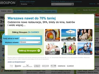 Groupon Polska screen