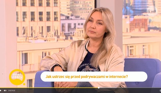 Joanna Godecka w studiu DD TVN