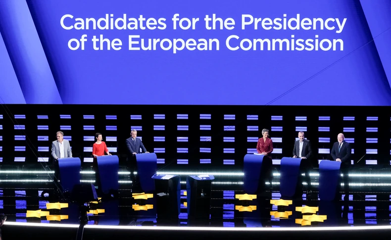 Glavni kandidati za predsednika EK na debati