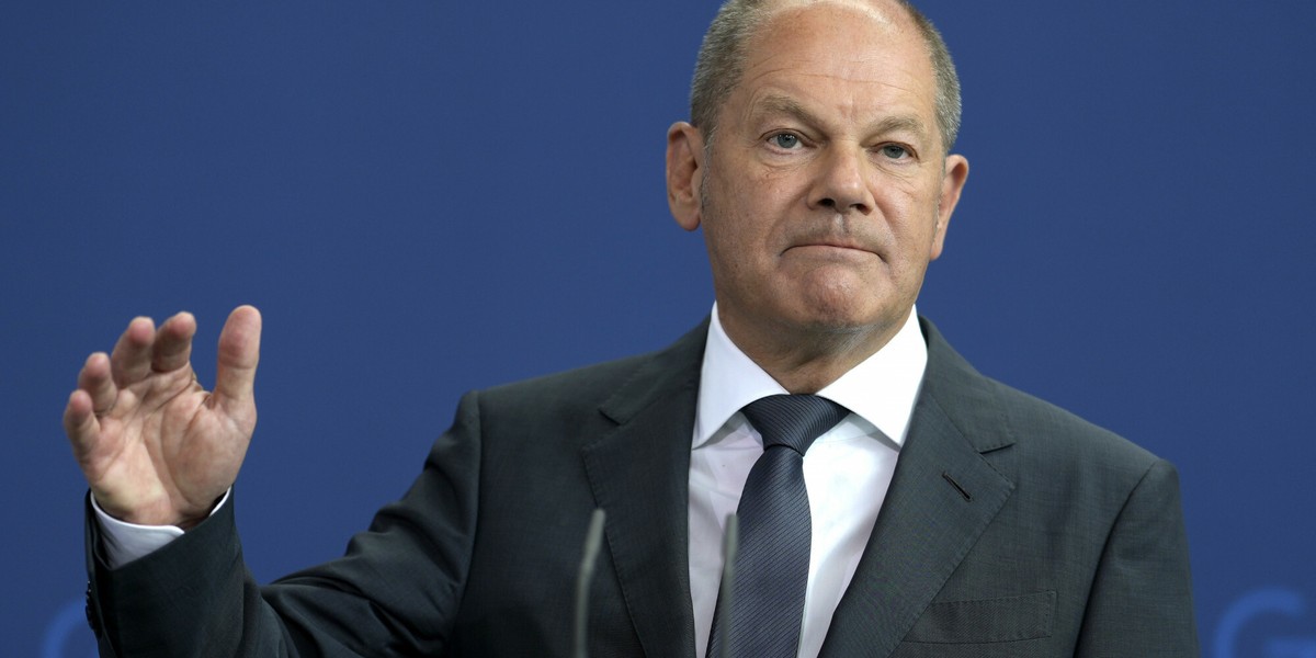 Kanclerz Niemiec Olaf Scholz.