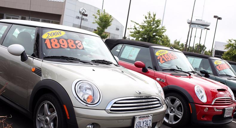 used car lot