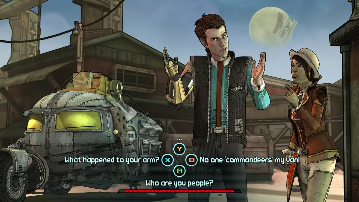 Cel-shading bije z ekranu na pierwszych screenach z Tales from the Borderlands