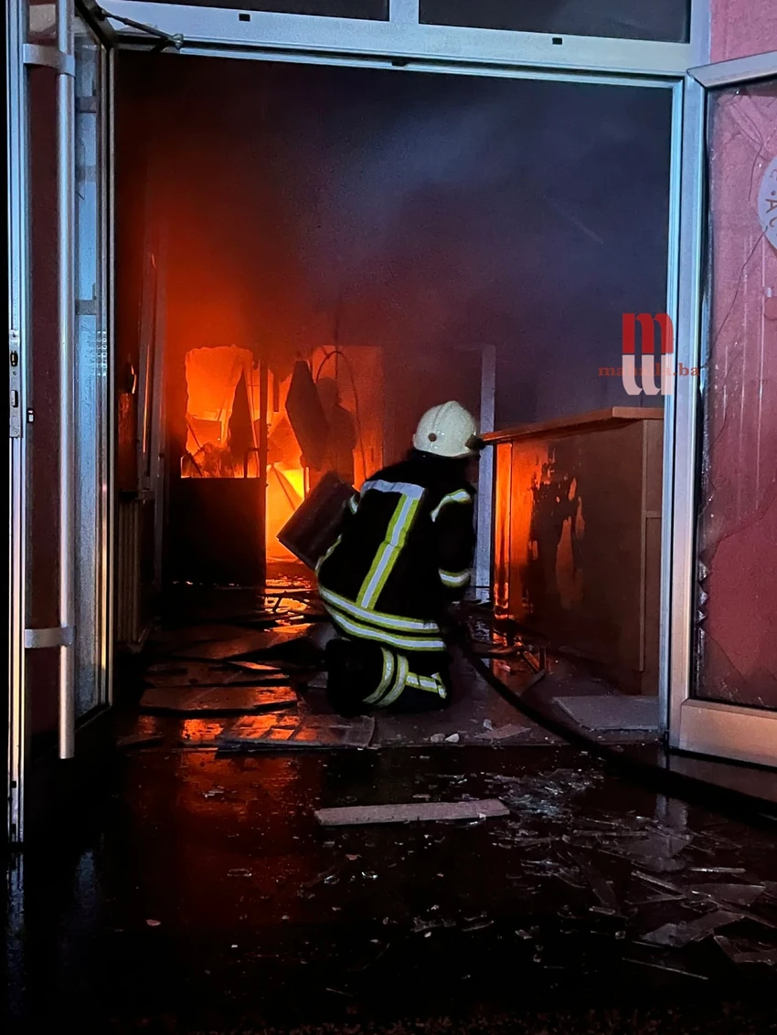 Požar u fabrici odeće "Globus konfekcije" u Kiseljaku