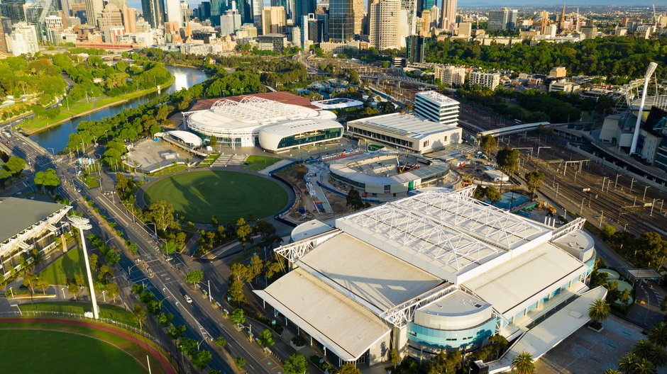 Melbeurne Park - to tam odbywa się Australian Open