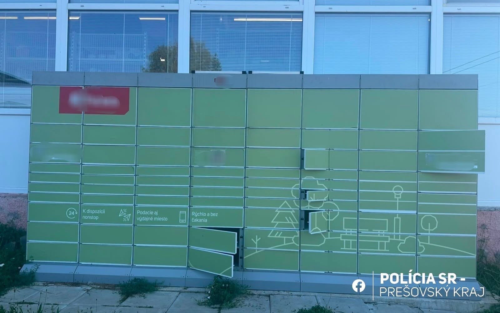 Vlámanie do balíkových boxov v Papíne odhalili aj pomocou termokamery.