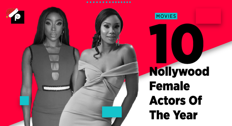 Funke Akindele, Kate Henshaw and Sharon Ooja are some of the female actors that made the list of top 10 of 2019.