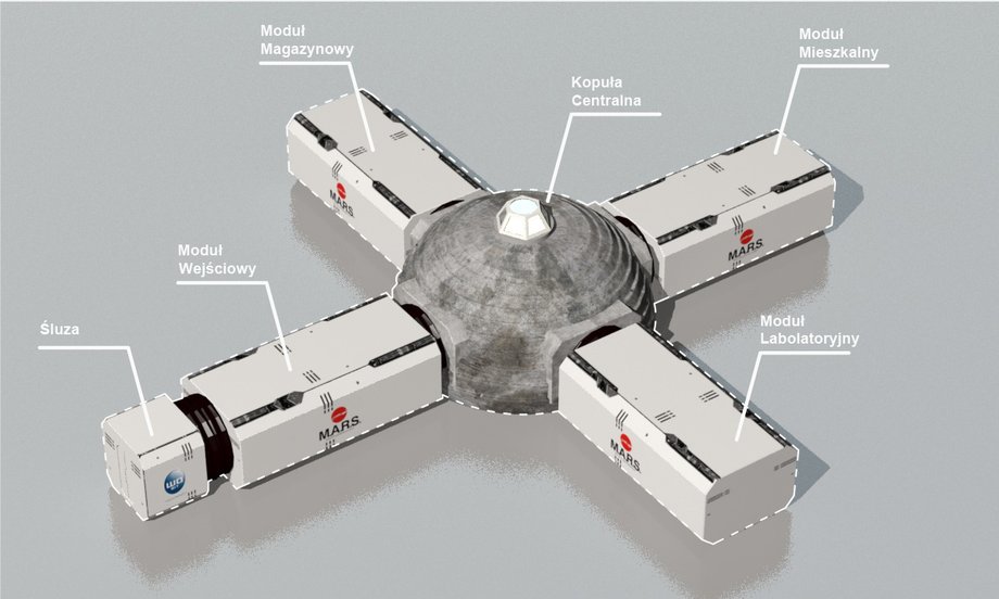 Tak ma wyglądać pierwszy w Polsce kosmiczny habitat  