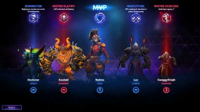 W Heroes of the Storm od pewnego czasu funkcjonuje także i system wyróżnień - działa podobnie jak w Overwatch.