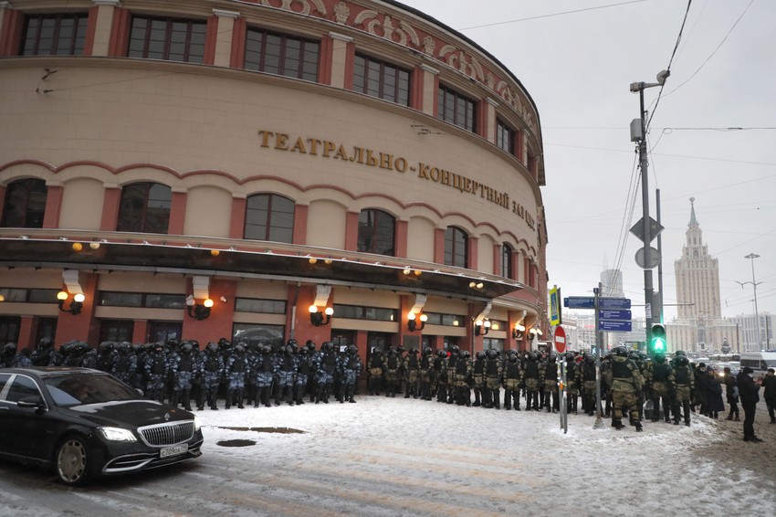 Protesti u Rusiji - Moskva