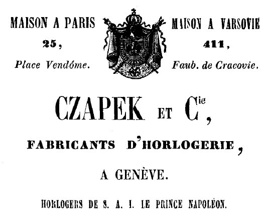 Reklama Czapek & Co (1850 r.) - domena publiczna