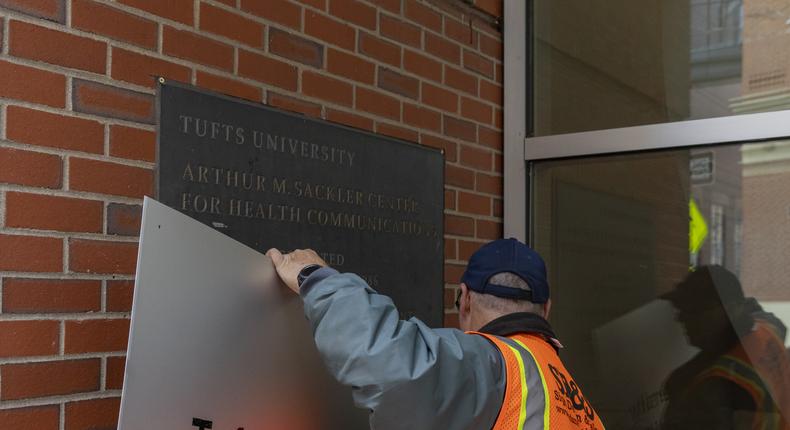 Tufts Removes Sackler Name Over Opioids: 'Our Students Find It Objectionable'