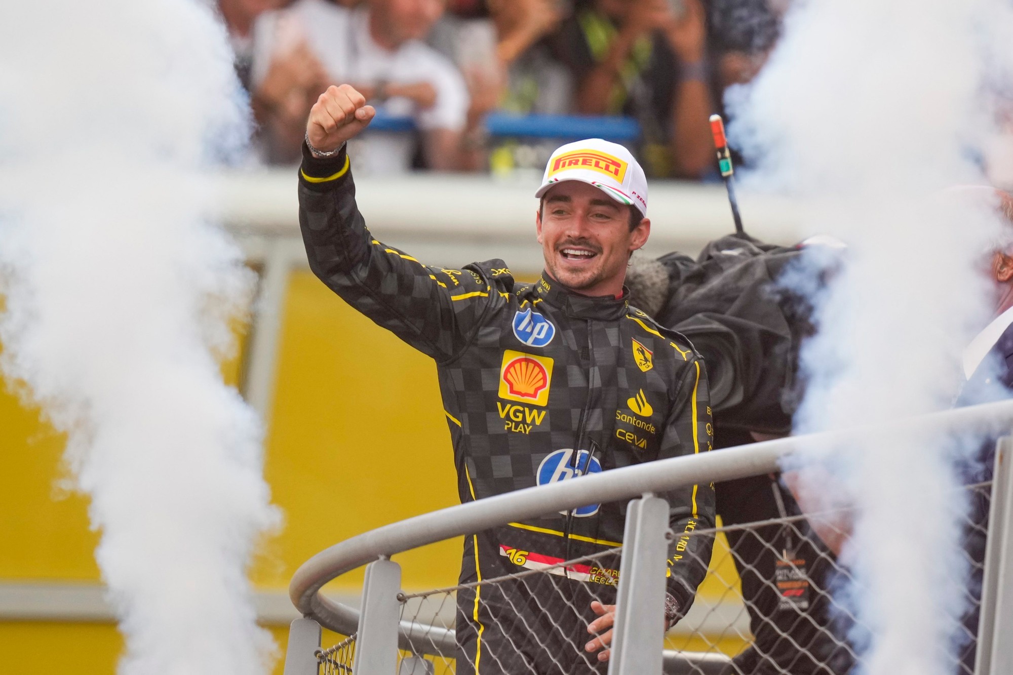 Veľká cena Talianska: Monacký jazdec Charles Leclerc (Ferrari).