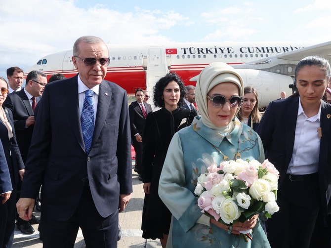 Enina Erdogan sa suprugom