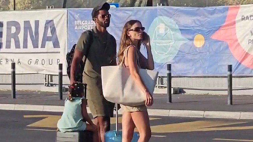 Nina Seničar sa suprugom