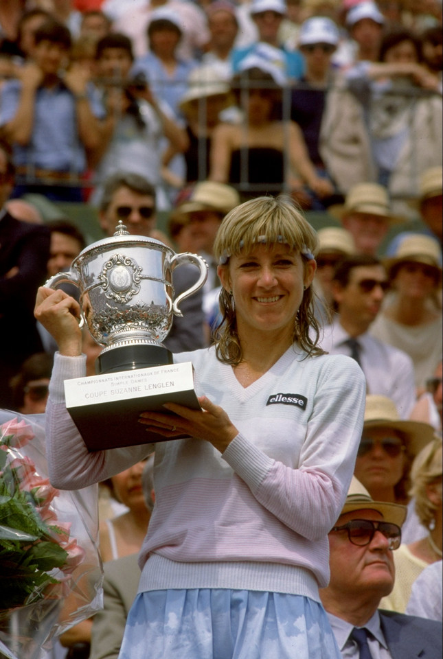 Chris Evert w 1983 roku