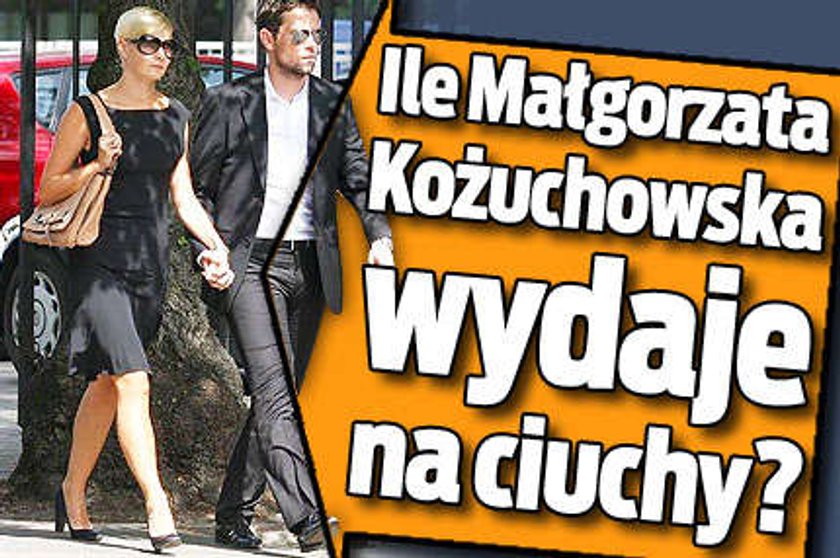 Ile Kożuchowska wydaje na ciuchy?