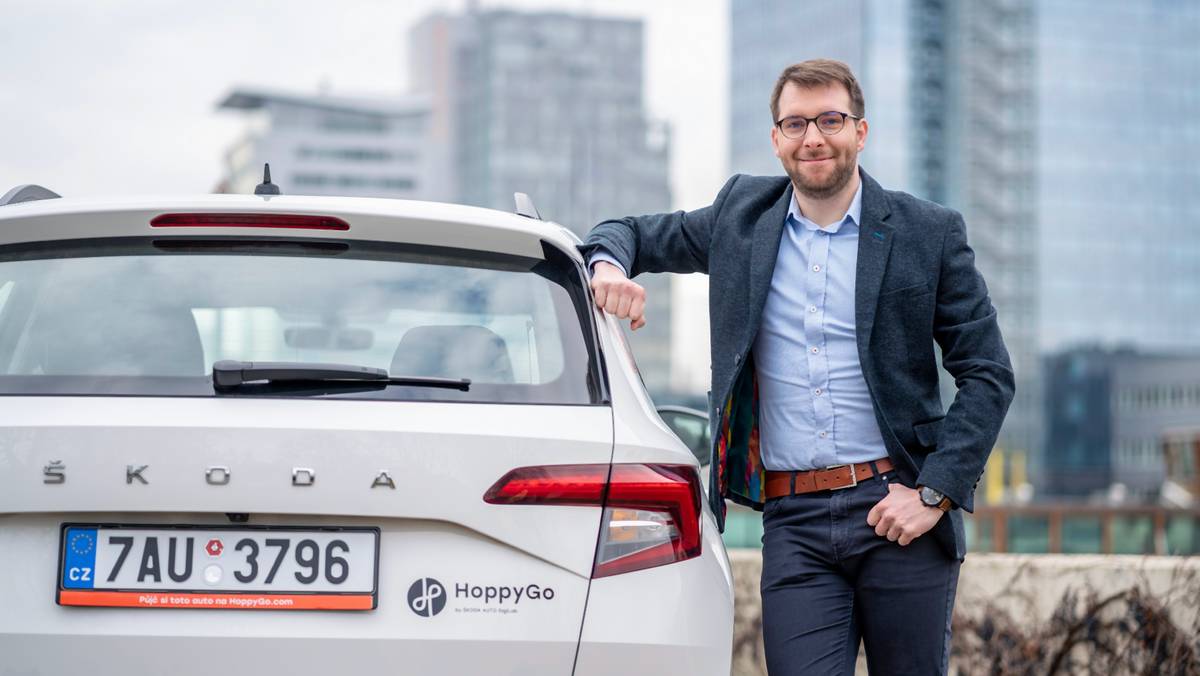Robin Švaříček, CEO platformy HoppyGo do udostępniania aut