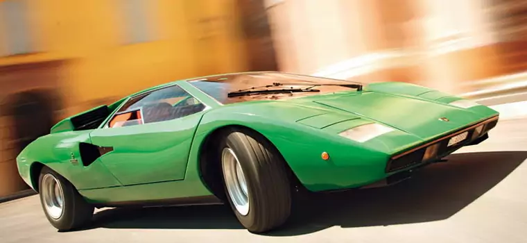 Pierwsze Lamborghini Countach - dzień z zielonym