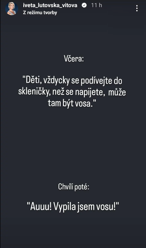 Iveta Vítová prehltla osu.