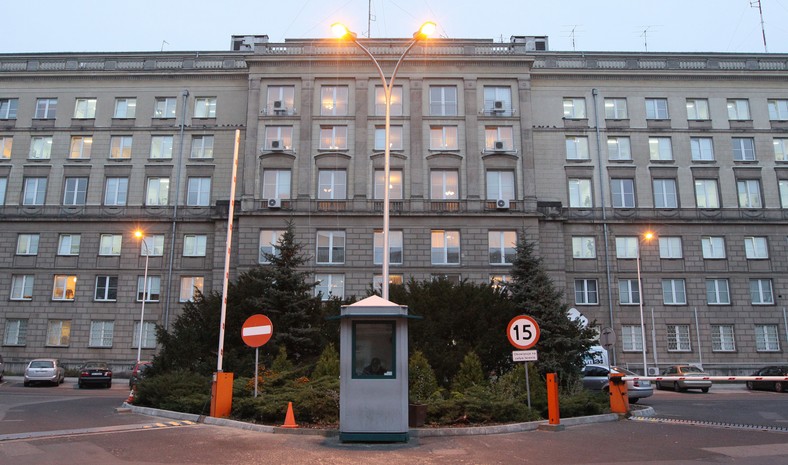 Siedziba Agencji Bezpieczeństwa Wewnętrznego przy ul. Rakowieckiej w Warszawie