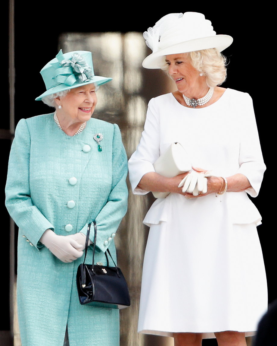 Kamila i królowa Elżbieta II w 2019 r.