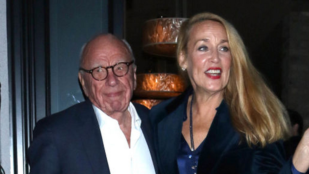 Rozwód Jerry Hall i Ruperta Murdocha na finiszu. "Pozostają przyjaciółmi"