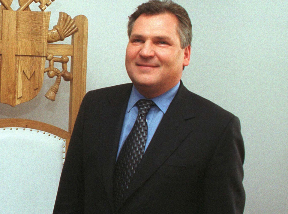 Aleksander Kwaśniewski w 2000 r.