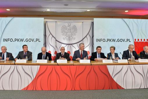 WARSZAWA PKW WYBORY SAMORZĄDOWE KONFERENCJA WYNIKI