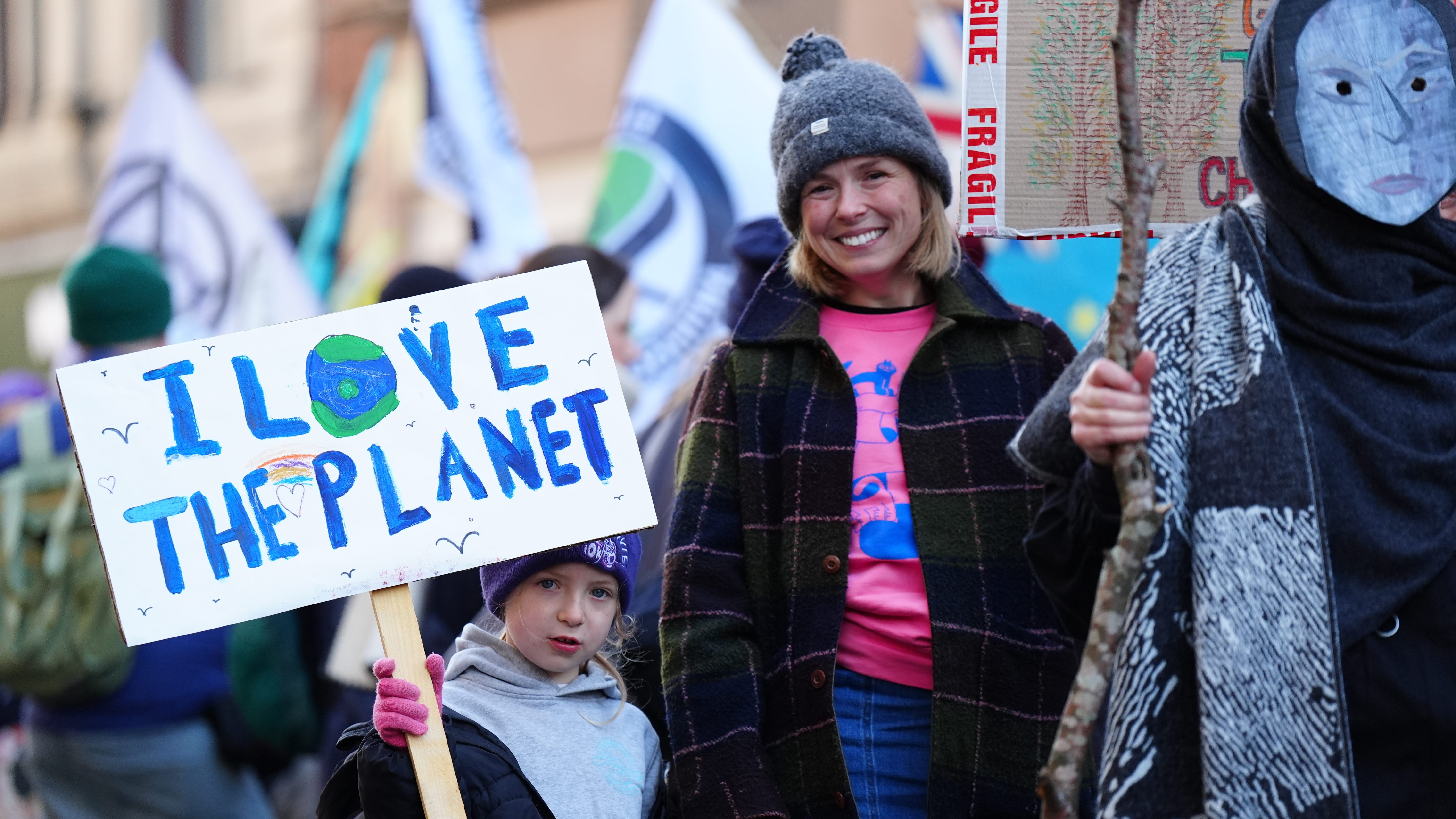 Thousands flood Glasgow streets in biggest climate march since COP26