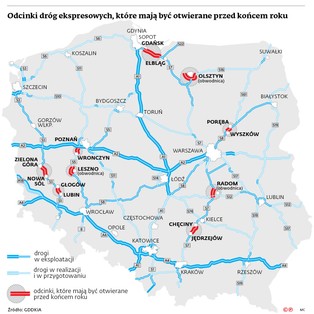Budowa dróg w Polsce: oto odcinki, które mają być oddane do końca roku