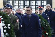 Premier Mateusz Morawiecki podczas obchodów Dnia Pamięci Żołnierzy Wyklętych
