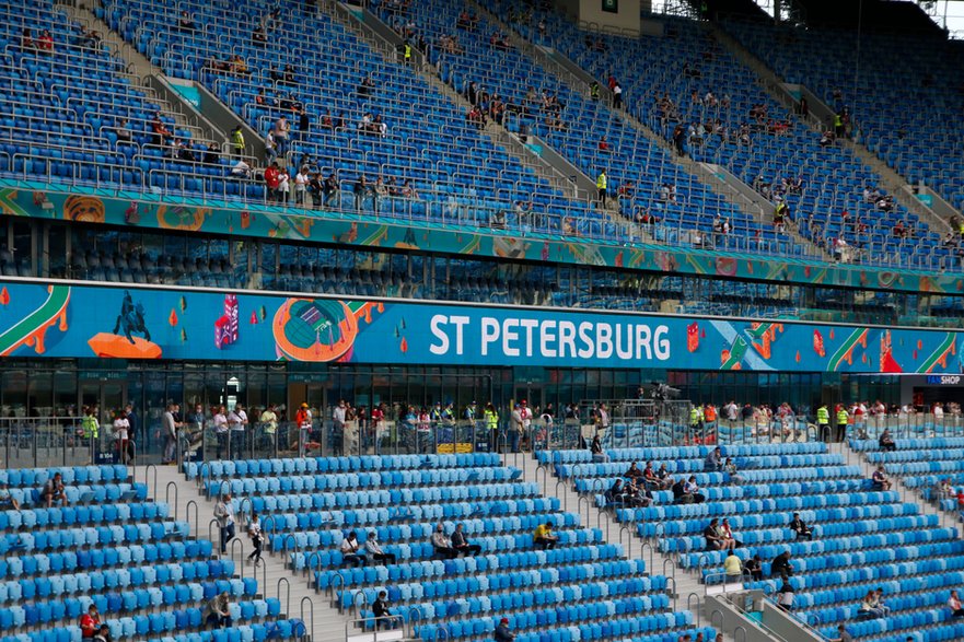 Trybuny w Sankt-Petersburgu Fot. Maksim Konstantinov/Shutterstock