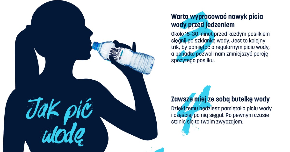 Gdy Niemowle Nie Chce Pić Wody Ile wody pić? Infografika - Zdrowie