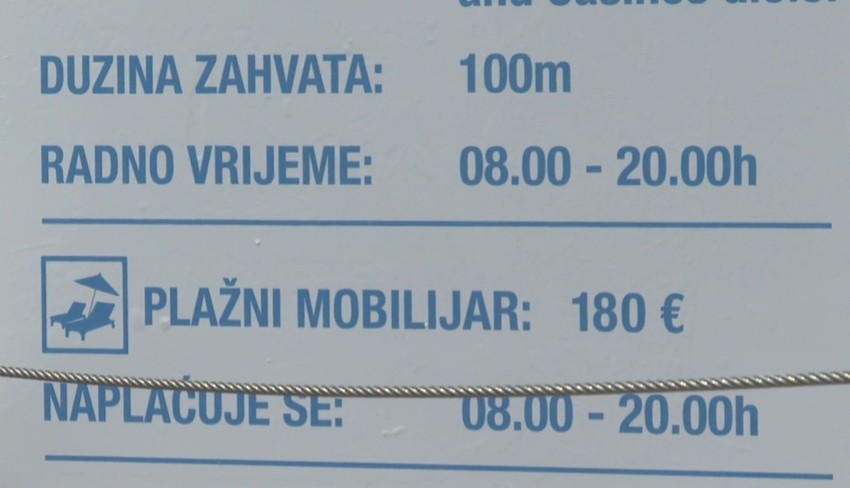 Ležaljke u Crnoj Gori od 20 do 180 evra