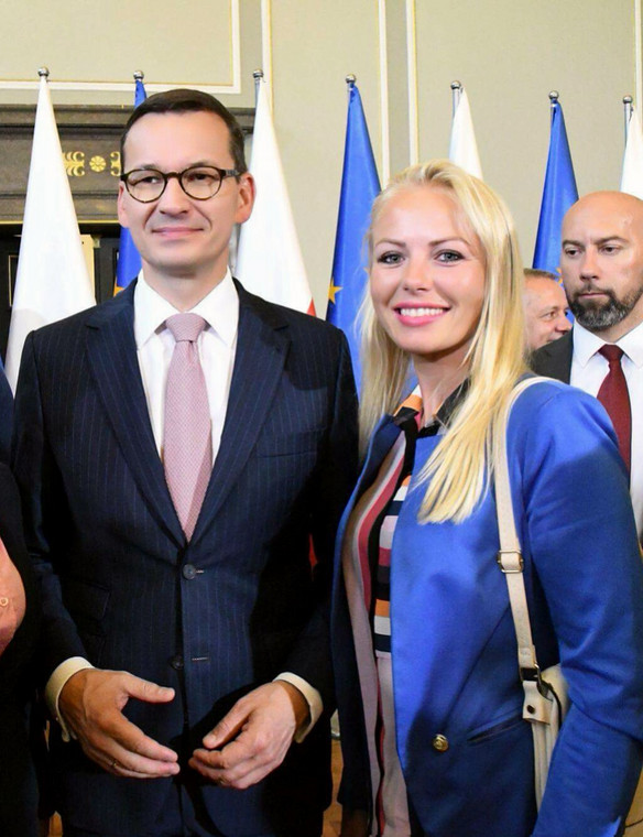 Oliwia Skórka z premierem Mateuszem Morawieckim