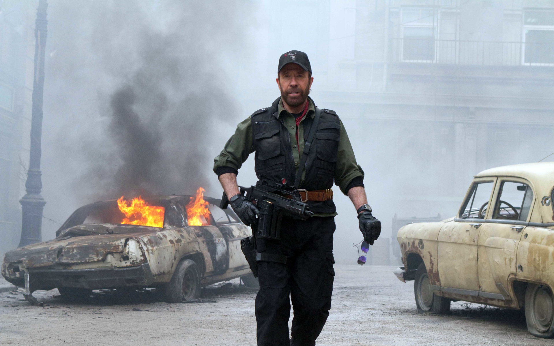 Chuck Norris vo filme Expendables: Nezničiteľní 2