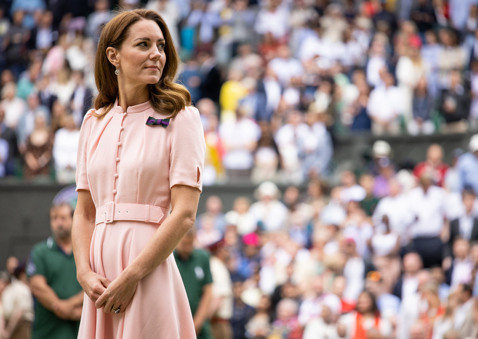 Księżna Kate na Wimbledonie w 2021 r.