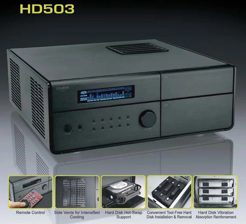 Obudowa typu Home Theater PC Zalman HD503