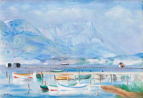 Mojżesz Kisling, "Widok na port w Tamaris" ("Port de Tamaris", 1936)