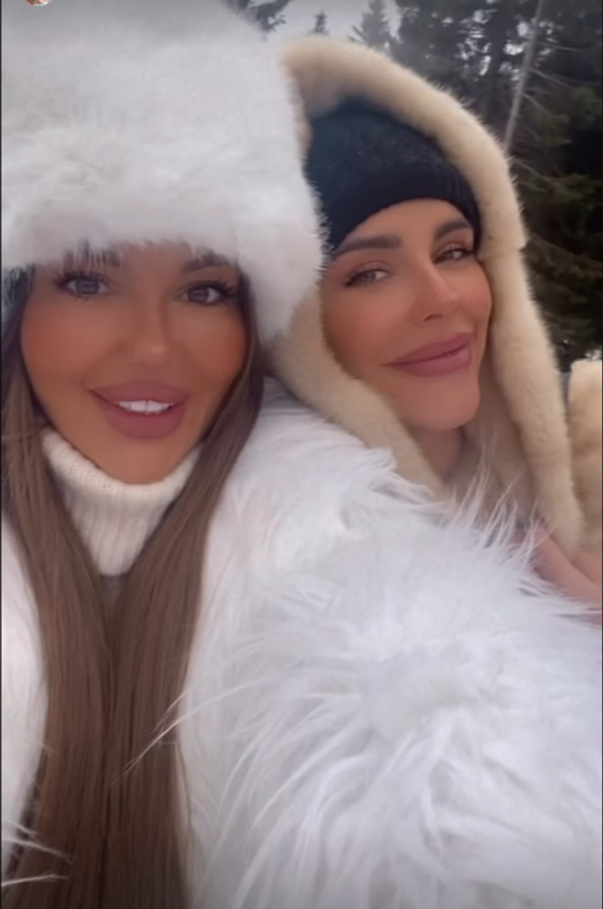 Nataša i Bogdana Ražnatović na Kopaoniku