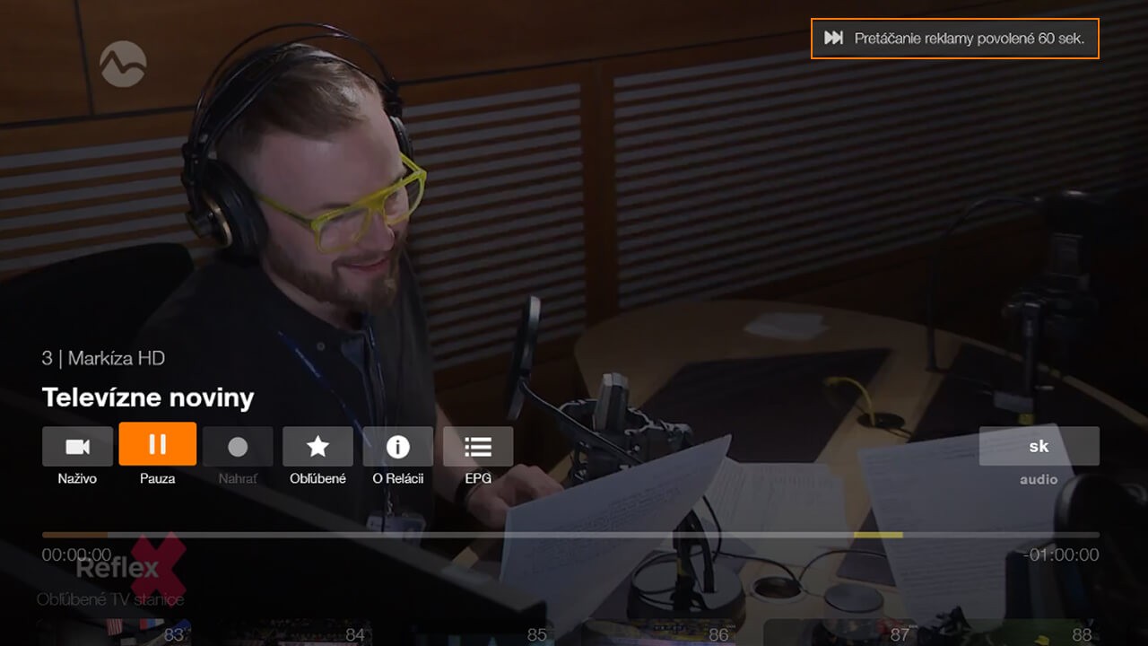 Orange už blokuje pretáčania reklám v TV archíve. Klienti ich zatiaľ musia sledovať celé