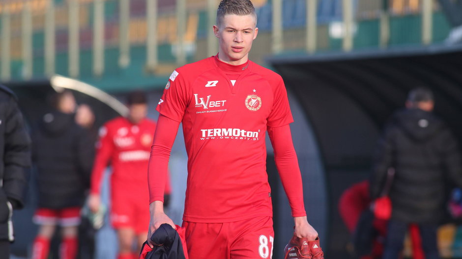 Michał Przybylski (w barwach Widzewa Łódź)